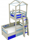 Мебель для детской на заказ "Кровать "Автодорога" с игровой зоной"