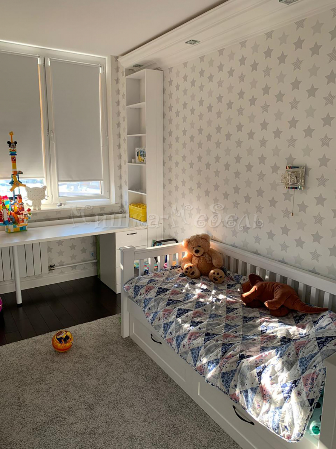 Проект "Наталья" - комната мечты для сестёр.